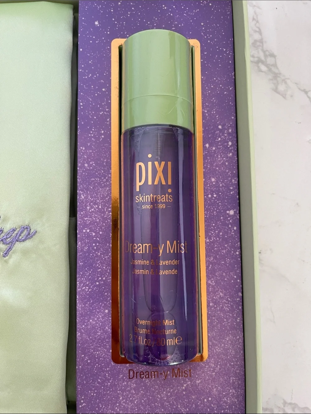 Pixi Mint Satin Sleep Mask & Lavender Dream-y Mist Gift Set
